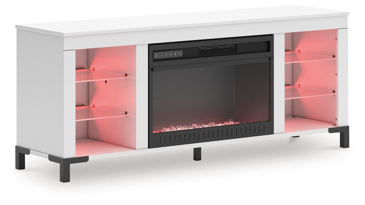 Brollevi 60" TV Stand with Electric Fireplace - Ogle Furniture (TN)