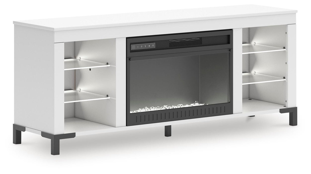 Brollevi 60" TV Stand with Electric Fireplace - Ogle Furniture (TN)