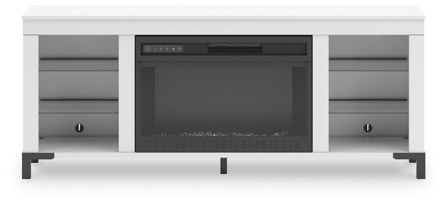 Brollevi 60" TV Stand with Electric Fireplace - Ogle Furniture (TN)