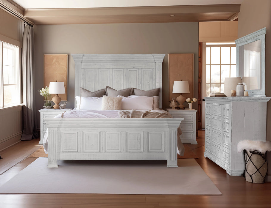 Terra White California King Bed