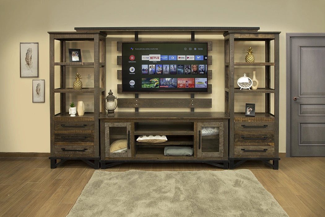 Loft Brown Wall Unit