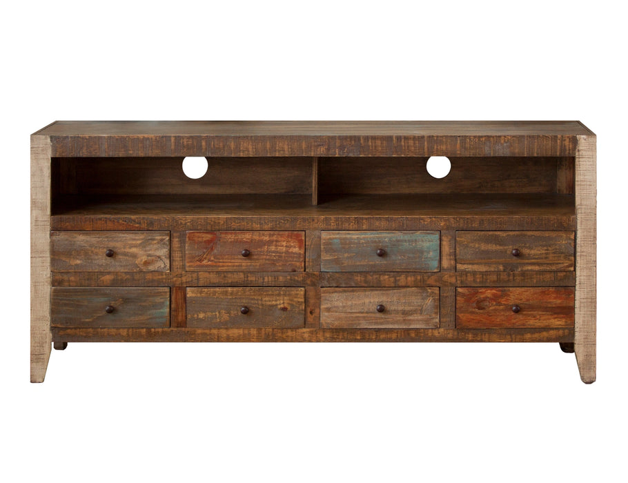 Antique Multicolor Wall Unit