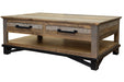 Loft Brown Cocktail Table 4 Drawers image